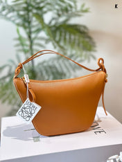 LOE LUNA HOBO 27 BAG IN WARM DESSERT CALFSKIN