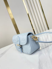 NANO DIANE 19 IN BEAU BLUE MONOGRAM EMPREINTE LEATHER