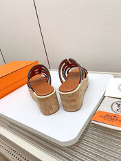 ISABELLA 30 SANDAL IN BRONZE BROWN CALFSKIN