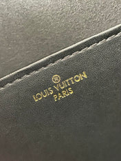 TILSITT 24 IN BROWN MONOGRAM AND MONOGRAM REVERSE CANVAS GOLD BUCKLE