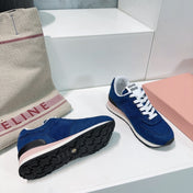 Azure Color Sneakers Canvas