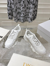 DIOR 25S CHRONO SNEAKER 45MM IN MESH WITH WHITE CALFSKIN