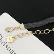 CD 26S PEARL DROP CHOKER NECKLACE IN GOLD TONE METAL 631050