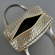 SHOULDER BAG 37 IN KELP LAMBSKIN
