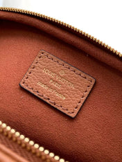 MINI BUMBAG 17 IN COGNAC MONOGRAM EMPREINTE LEATHER GOLD HARDWARE