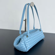 SHOULDER BAG 37 IN SKY BLUE LAMBSKIN
