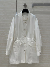 PRADA WINDBREAKER JACKET WITH TRIANGULAR POCKETS 276314