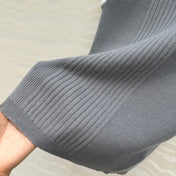 CC Knitted Vest Gray Cotton