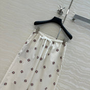 MIUMIU STRAIGHT-LEG CROPPED PANTS WITH ELASTIC WAISTBAND 261440