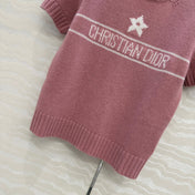 DIOR SHORT-SLEEVE CASHMERE SWEATER 264916