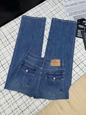 PRADA 26S TWO-POCKET STRAIGHT-LEG JEANS 587