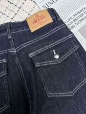 PRADA 26S TWO-POCKET STRAIGHT-LEG JEANS 588