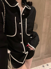 CHANEL 25S LONG-SLEEVE SHIRT STYLE 127
