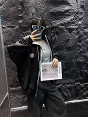 CHANEL 25S HOODED ZIP JACKET 381