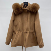 LP 26S FUR-COLLAR KNIT JACKET 474