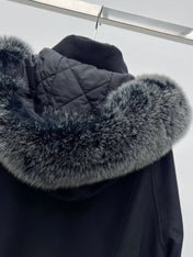 LP 26S FUR-COLLAR KNIT JACKET 473