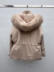 LP 26S FUR-COLLAR KNIT JACKET 470