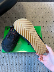 BOTTEGA VENETA 26S SNEAKERS IN BLACK SUEDE AND MESH FABRIC