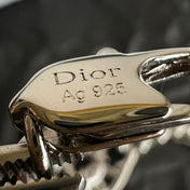 CD 26S LOGO LINK CHAIN NECKLACE IN SILVER METAL 633148