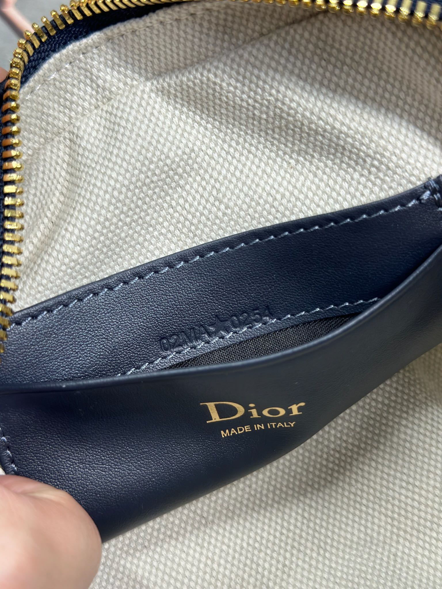 DIOR 26S BOW POUCH BAG 20 IN BLACK AND BEIGE OBLIQUE JACQUARD