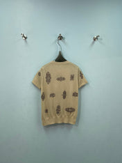 HERMES 26S SHORT-SLEEVE KNIT TOP 724