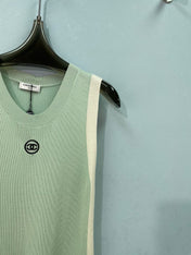 CHANEL 26S SLEEVELESS KNIT TOP 1492