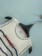 CHANEL 26S SLEEVELESS KNIT TOP 1404