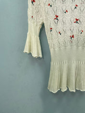 CHANEL 26S CHERRY KNIT TOP 1289