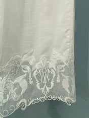 CHANEL 26S LACE TRIM WIDE LEG PANTS 1561