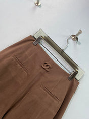 CHANEL 26S CUFFED TAILORED PANTS 1713