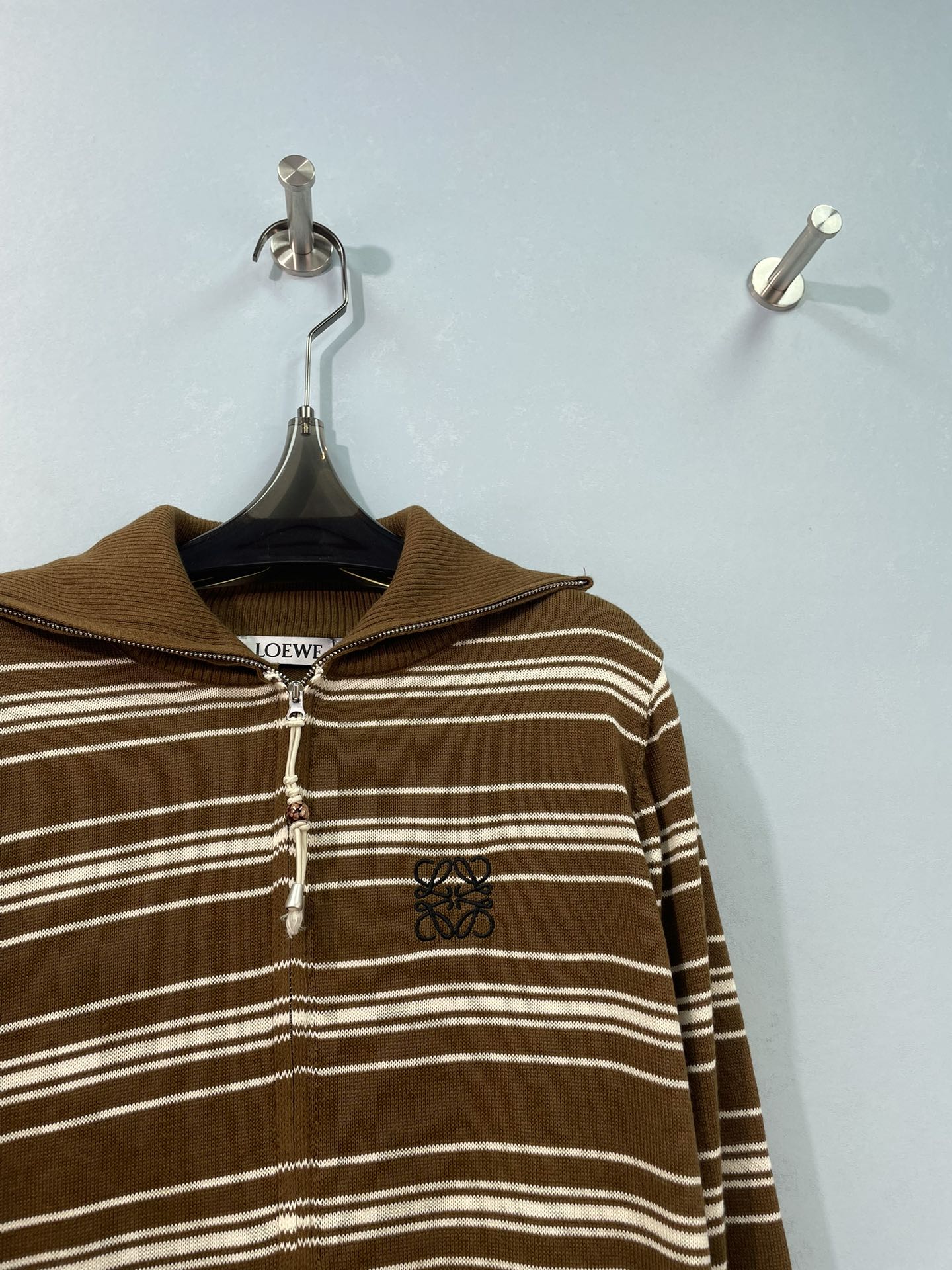 LOEWE 26S ZIP-UP KNIT CARDIGAN 722