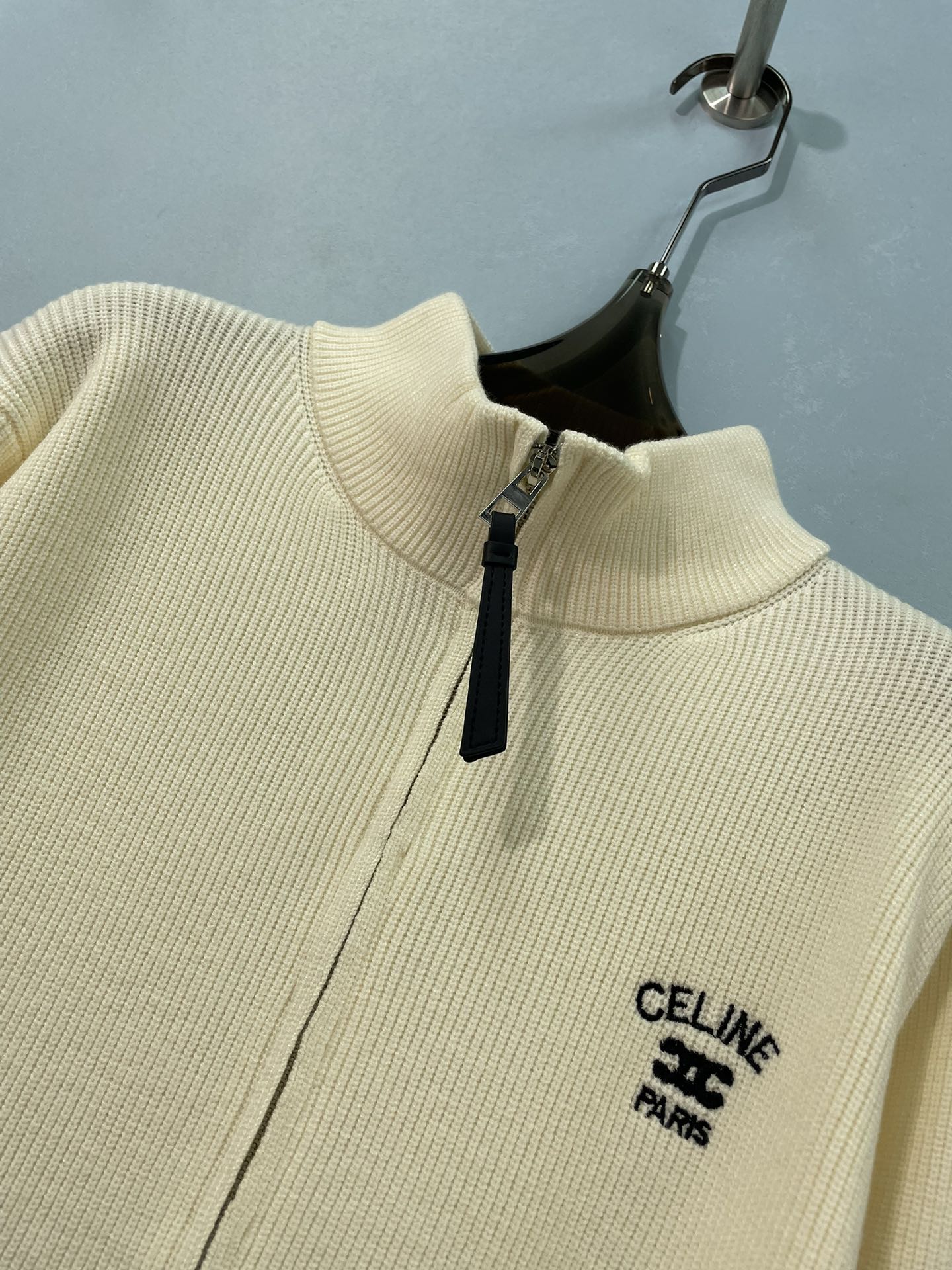 CELINE 26S ZIP-UP KNIT CARDIGAN 661
