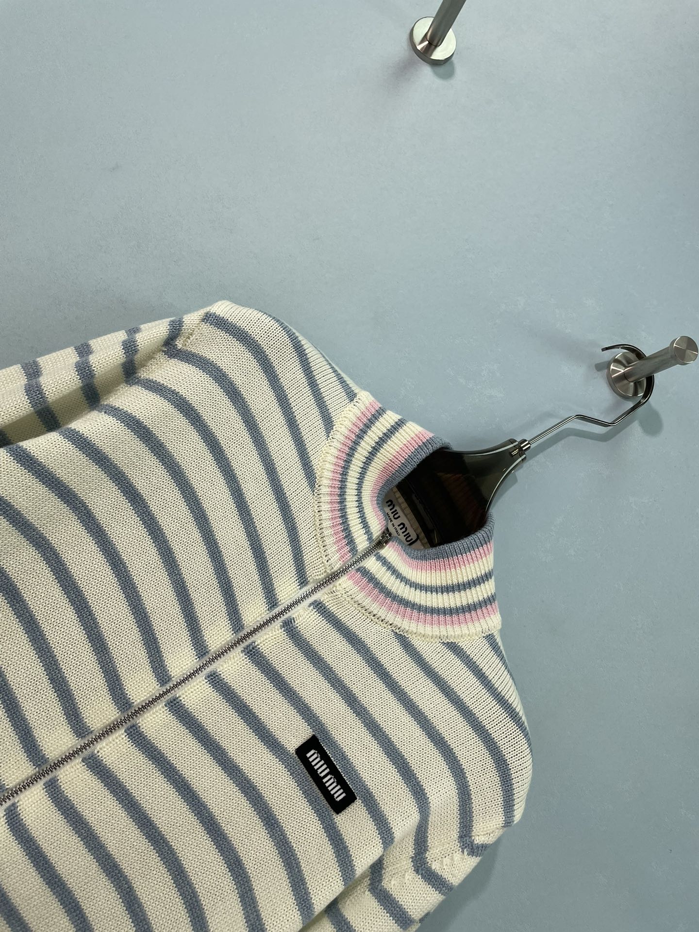 MIUMIU 26S ZIP-UP CARDIGAN 1538