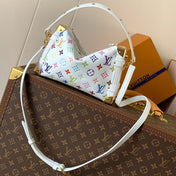 SIDE TRUNK MM LV X TM 23 CM IN WHITE MONOGRAM CALFSKIN