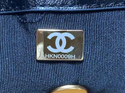 CC SHOULDER BAG 29 IN BLACK AND BROWN SUEDE AND CALFSKIN