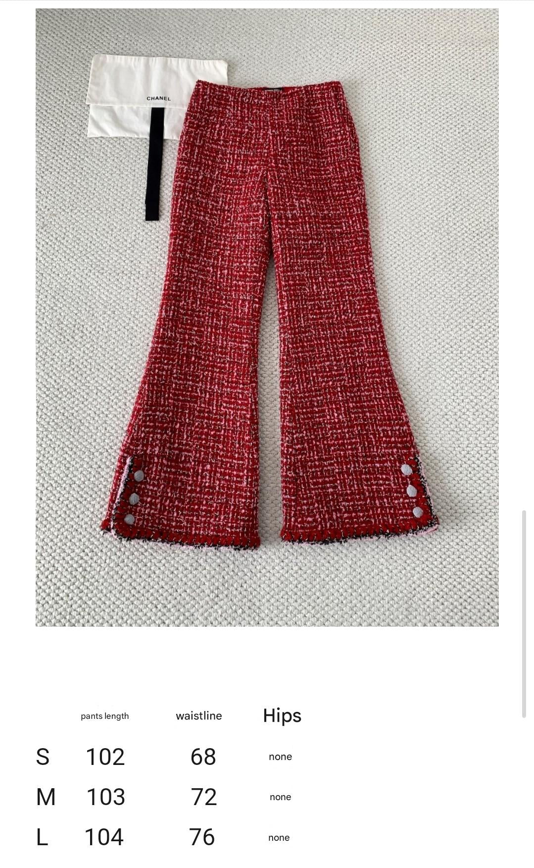 CHANEL 25S HIGH-WAISTED DRESS TROUSERS 309