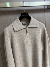 LP 26S ZIP NECK KNIT SWEATER 429