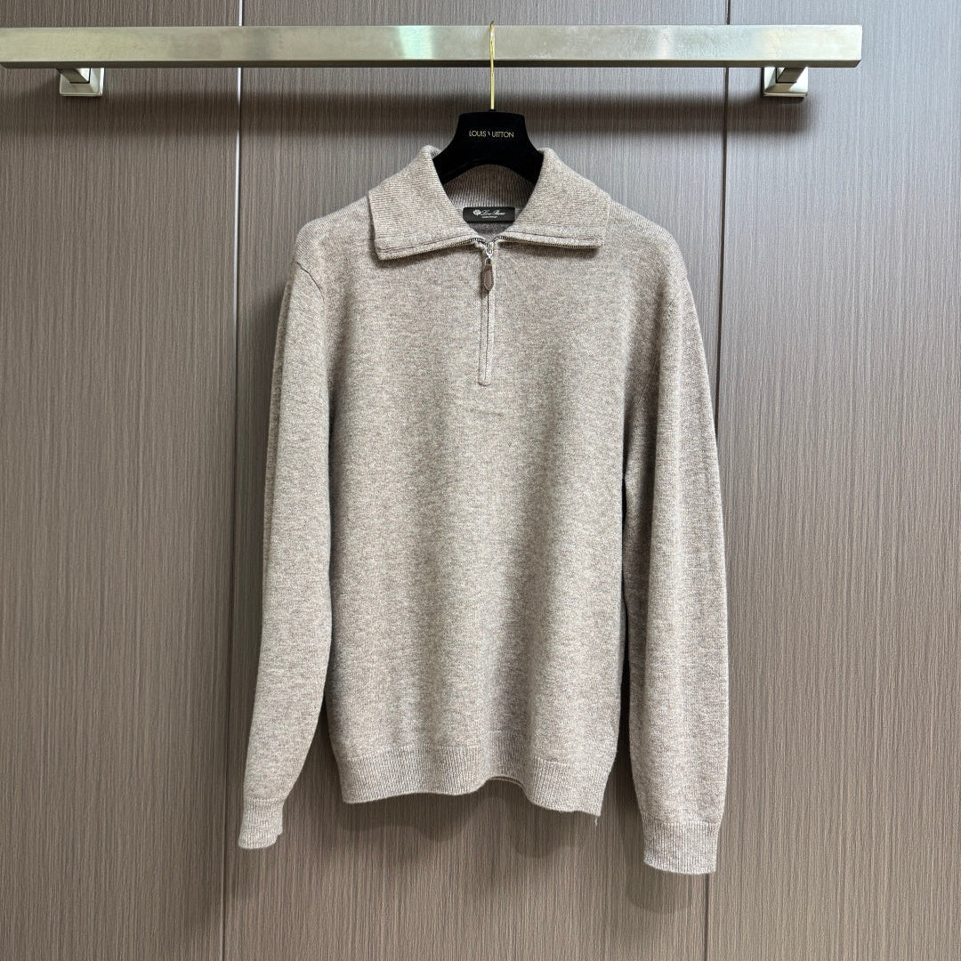 LP 26S ZIP NECK KNIT SWEATER 429