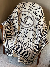 CHANEL 26S SCARF 135 IN CASHMERE AND SILK 306114