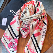 CHANEL 26S SCARF 135 IN CASHMERE AND SILK 306115