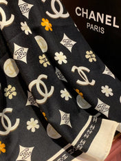 CHANEL 26S SCARF 140 IN CASHMERE AND SILK 306120
