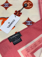 CHANEL 26S SCARF 140 IN CASHMERE AND SILK 306123