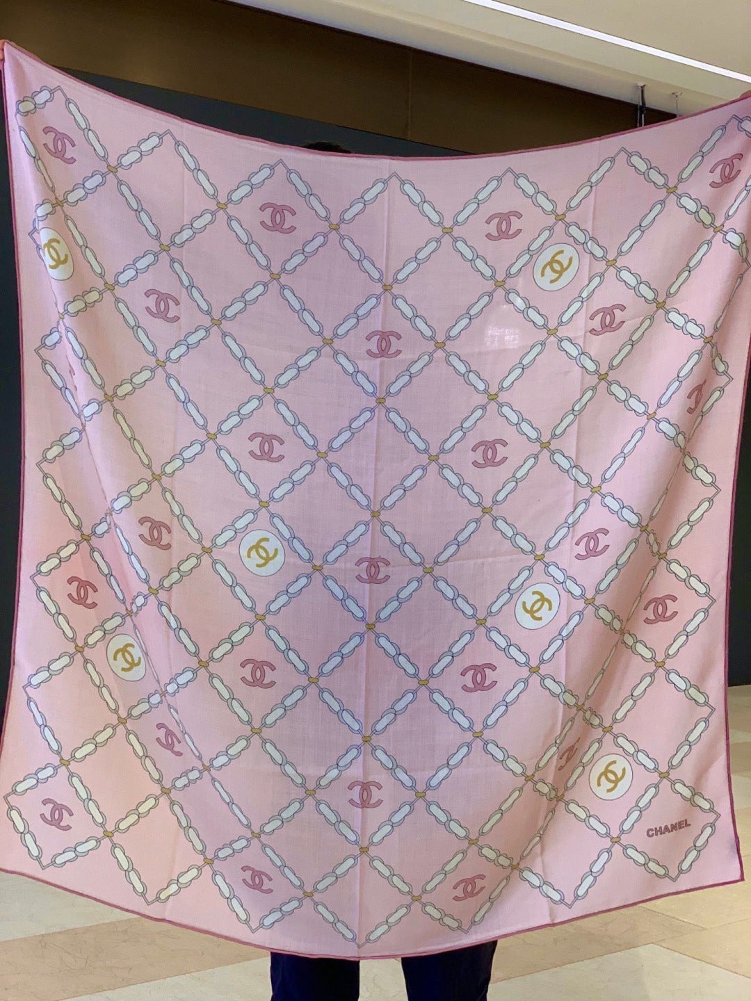 CHANEL 26S SCARF 135 IN CASHMERE AND SILK 306125
