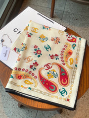 CHANEL 26S SCARF 135 IN CASHMERE AND SILK 306130