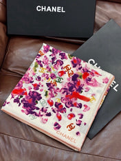 CHANEL 26S SCARF 135 IN CASHMERE AND SILK 307249