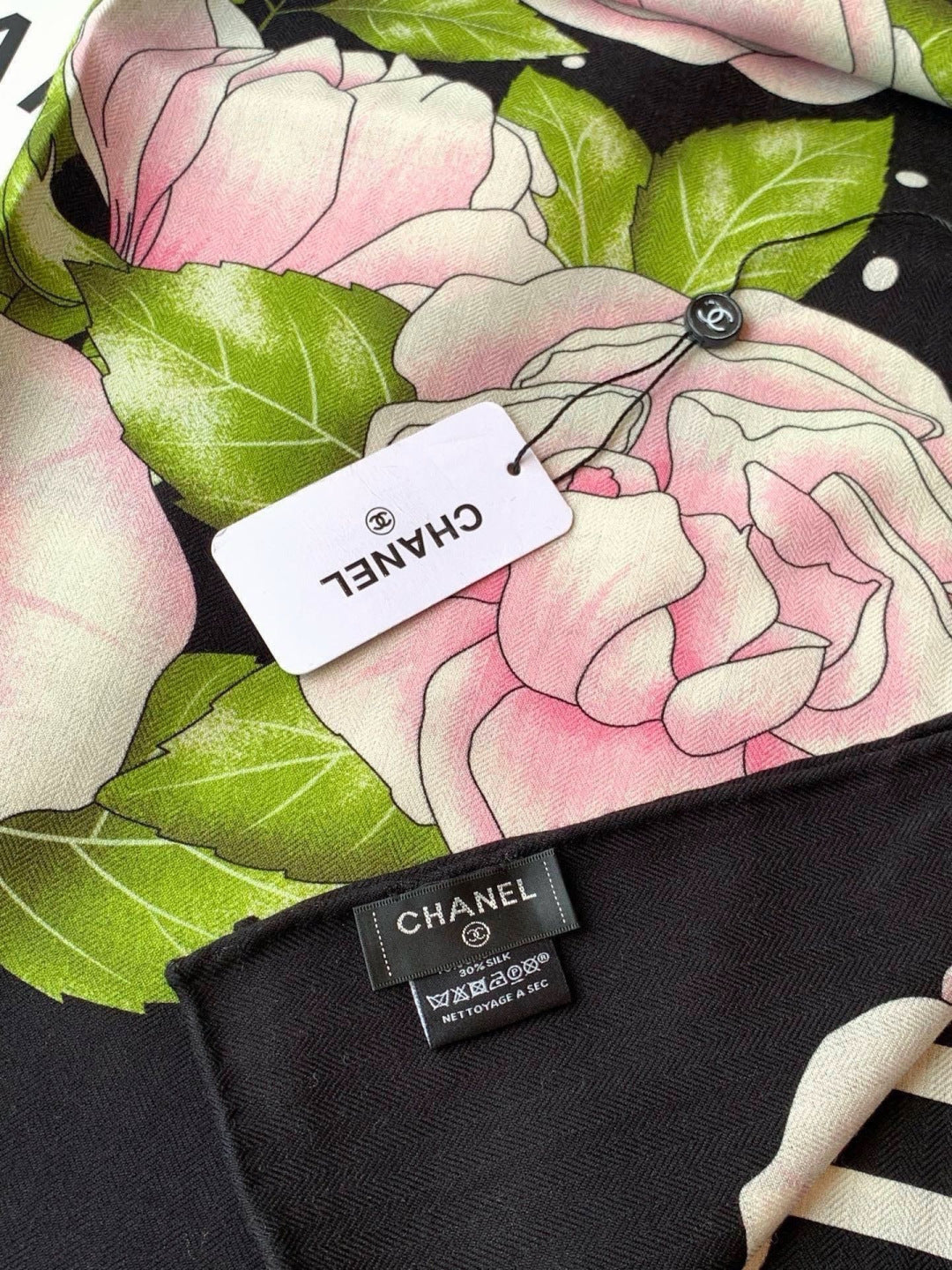 CHANEL 26S SCARF 140 IN CASHMERE AND SILK 309336