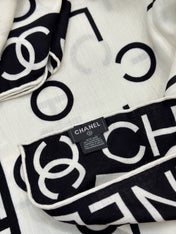 CHANEL 26S SCARF 135 IN CASHMERE AND SILK 309347