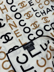 CHANEL 26S SCARF 135 IN CASHMERE AND SILK 309350