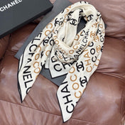 CHANEL 26S SCARF 135 IN CASHMERE AND SILK 309350