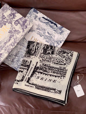 DIOR 26S SCARF 140CM IN SILK 309356